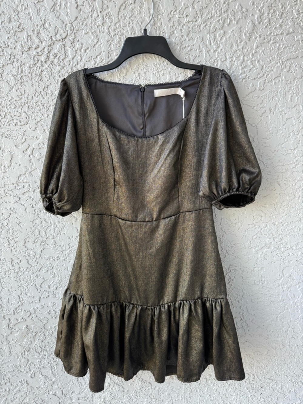 Rachel Parcell Puff Sleeve Ruffle Mini Dress size 10